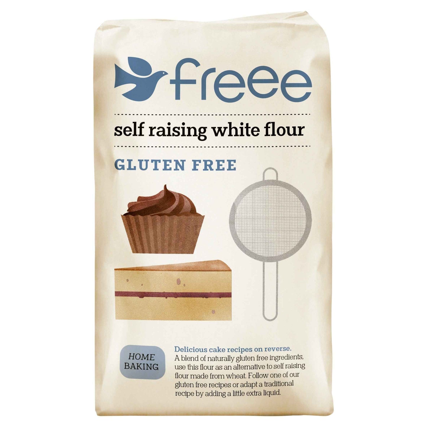 Freee Gluten Free Self Raising White Flour 1kg by DOVES FARM