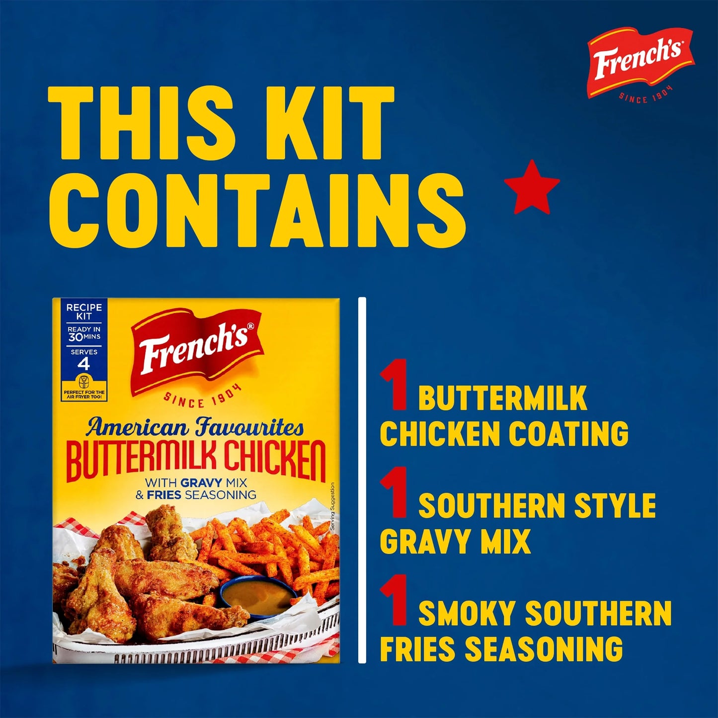 French's Buttermilk Chicken With Fries by FRENCHS