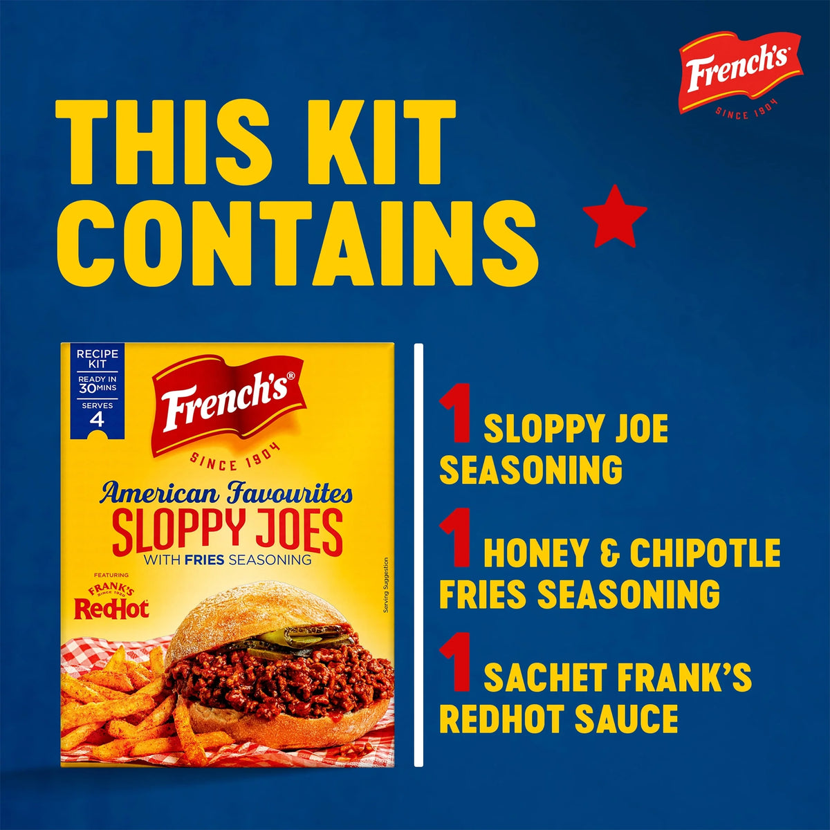 French's Sloppy Joes With Fries Seasoning by FRENCHS