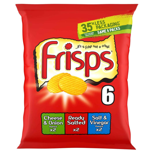 Frisps Assorted Crisps 6x25.5g by KP