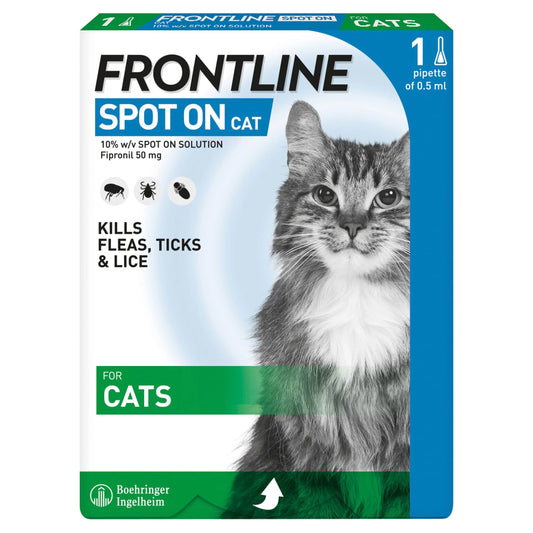 Spot On Cat Flea X1 0.5ml by FRONTLINE