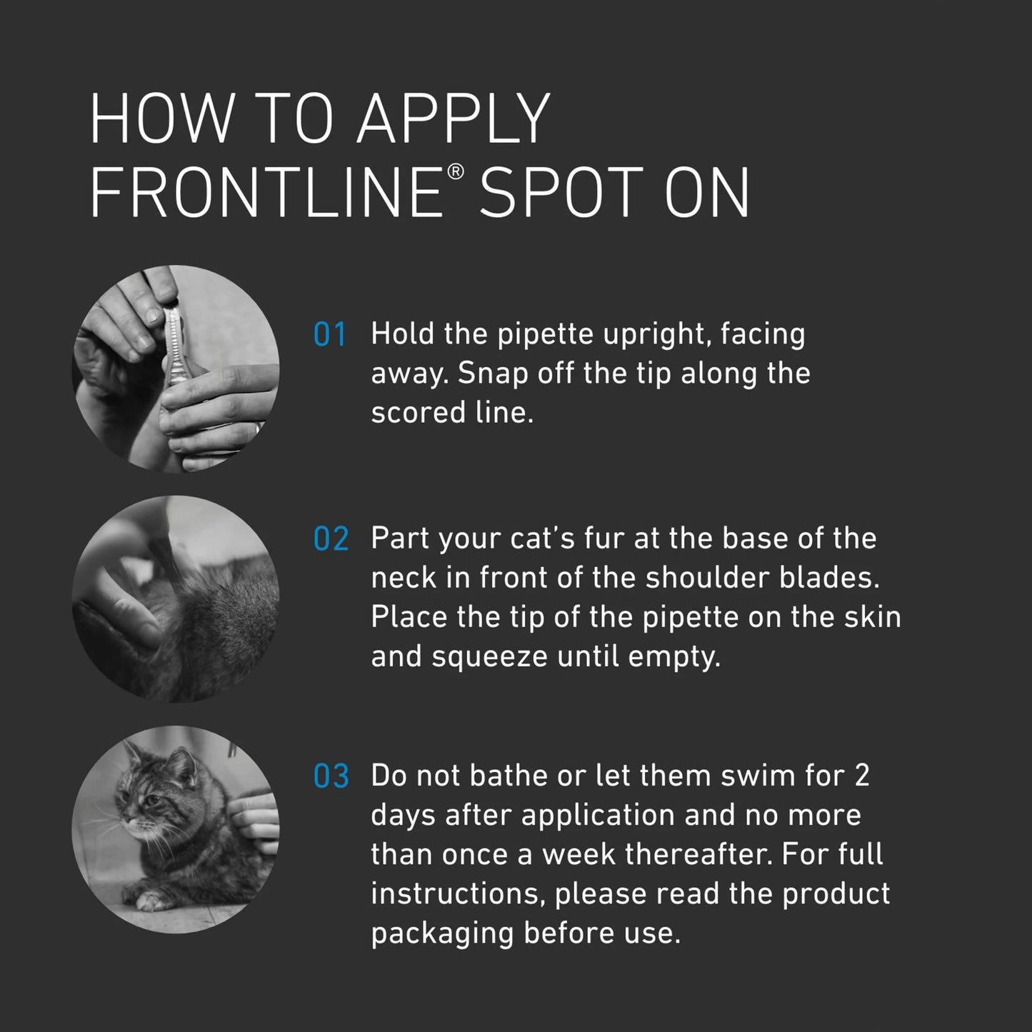 Spot On Cat Flea X1 0.5ml by FRONTLINE