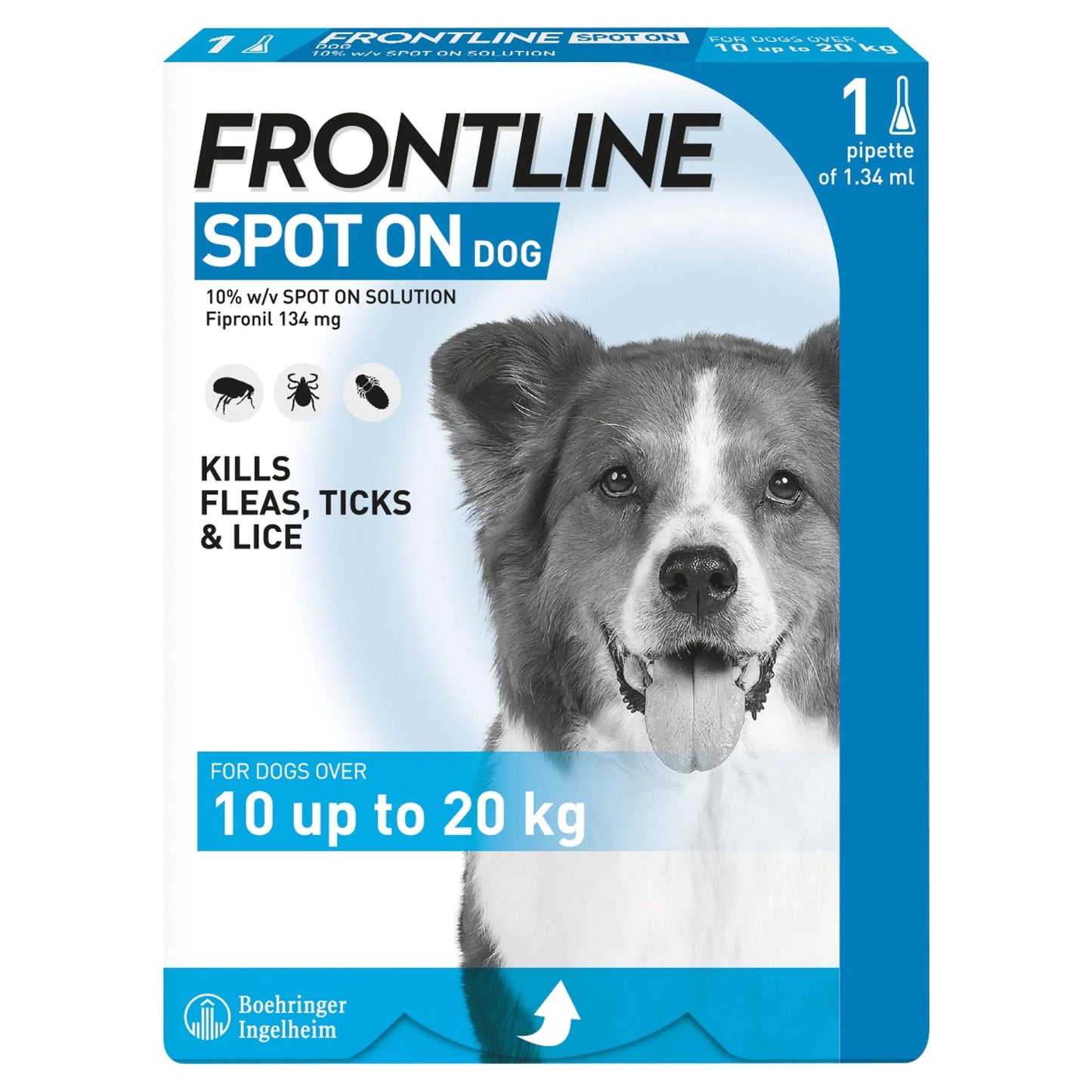 Spot On Medium Dog Flea X1 1.34ml by FRONTLINE