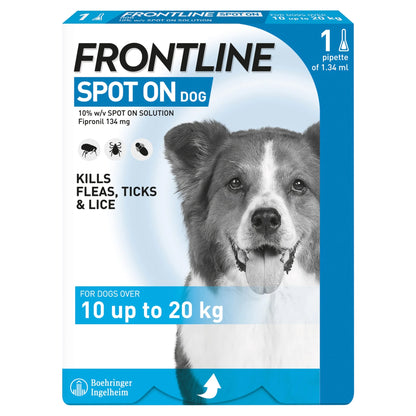 Spot On Medium Dog Flea X1 1.34ml by FRONTLINE