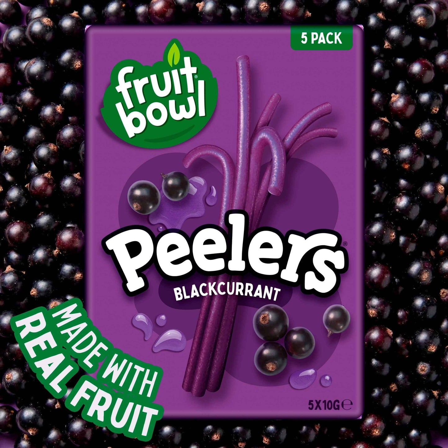 Blackcurrant Fruit Peeler 5x10g by FRUIT BOWL