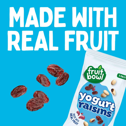 Juicy Yogurt Raisins 5 X 21g by FRUIT BOWL