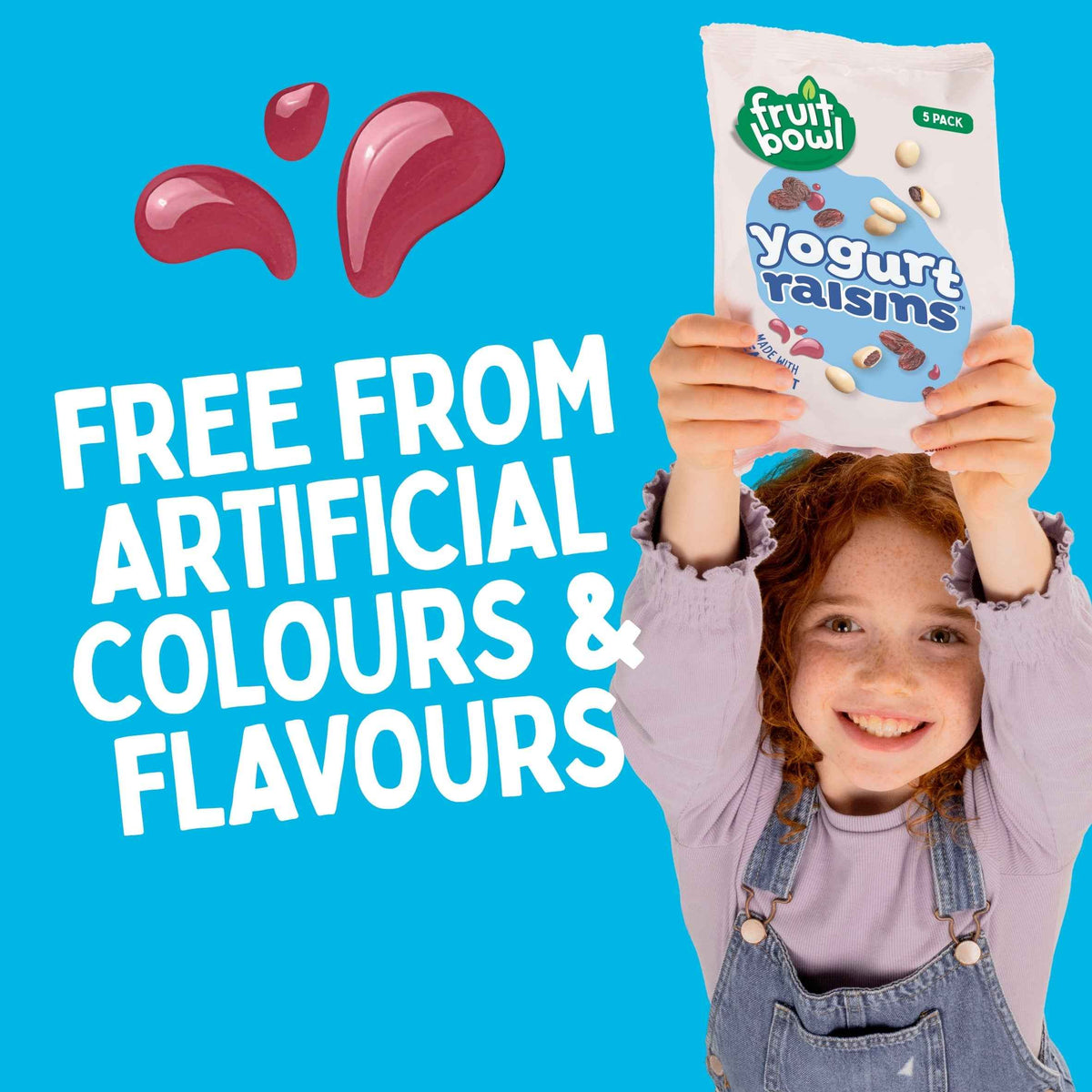 Juicy Yogurt Raisins 5 X 21g by FRUIT BOWL