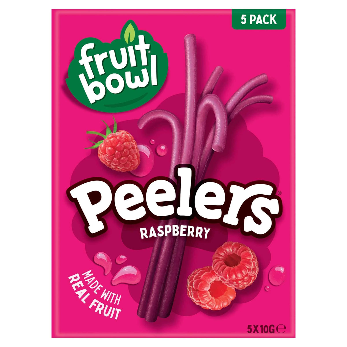 Raspberry Fruit Peeler 5x10g by FRUIT BOWL