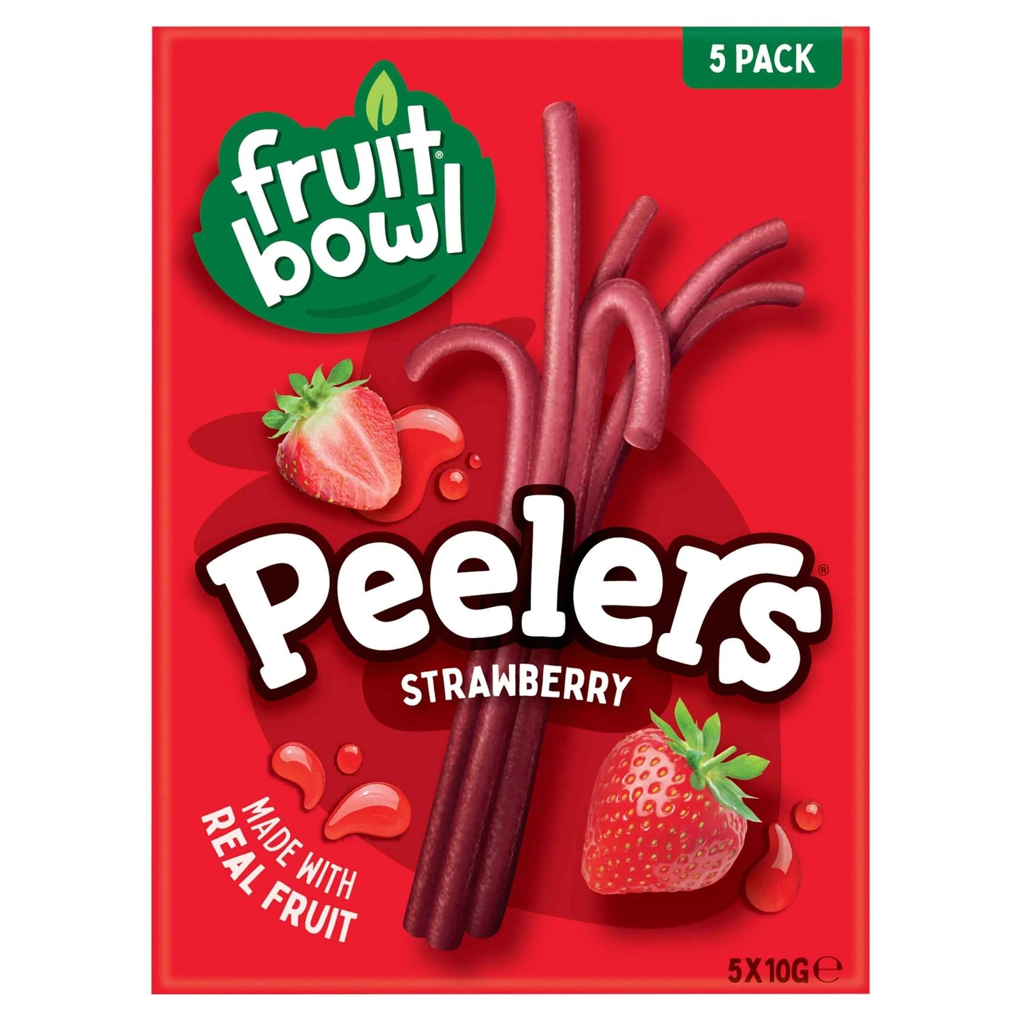Strawberry Fruit Peeler 5x10g by FRUIT BOWL