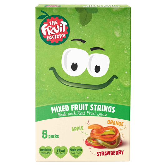 Multi Fruit Strings 5 Pack 100g by FRUIT FACTORY