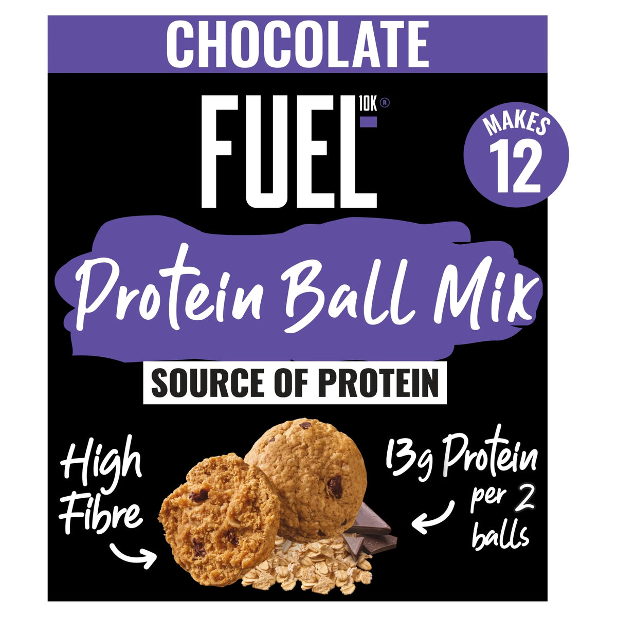 10k Baking Chocolate Protein Ball Mix 200g by FUEL