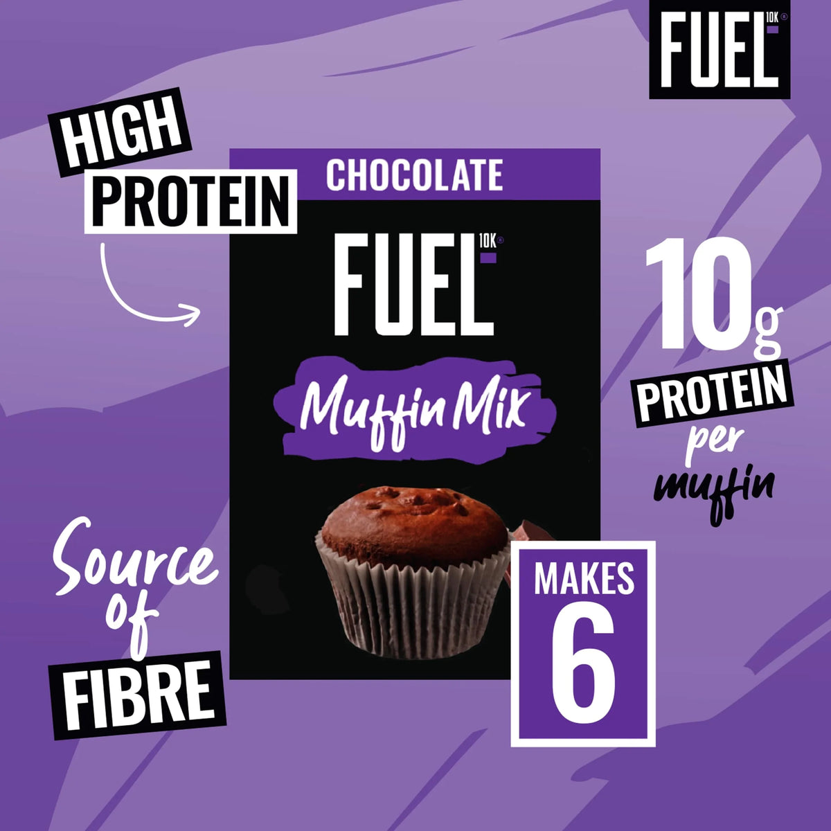 10k Baking High Protein Chocolate Muffin by FUEL