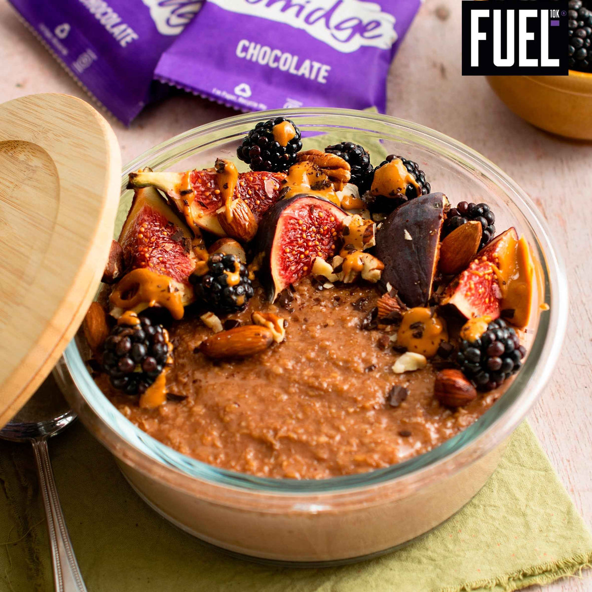 10k Chocolate Protein Porridge Oat Cereal by FUEL