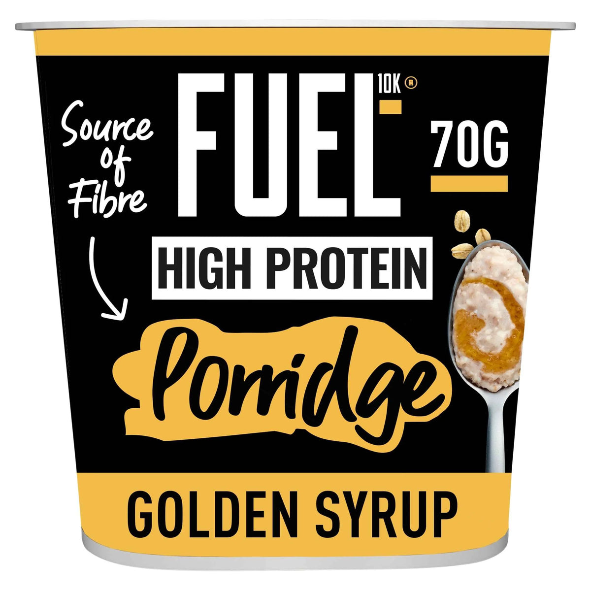 10k High Protein Golden Syrup Porridge by FUEL