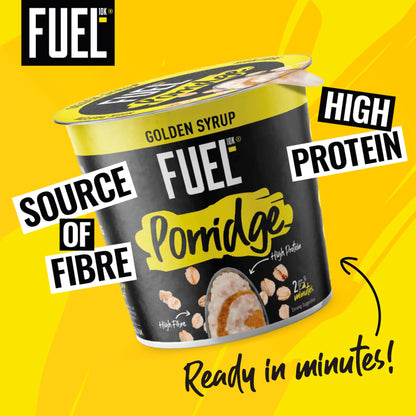 10k High Protein Golden Syrup Porridge by FUEL