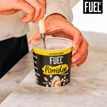 10k High Protein Golden Syrup Porridge by FUEL
