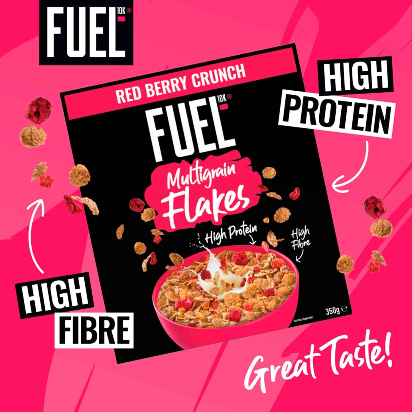 10k Red Berry Multigrain Flakes High by FUEL