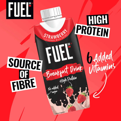 10k Strawberry High Protein Milk by FUEL