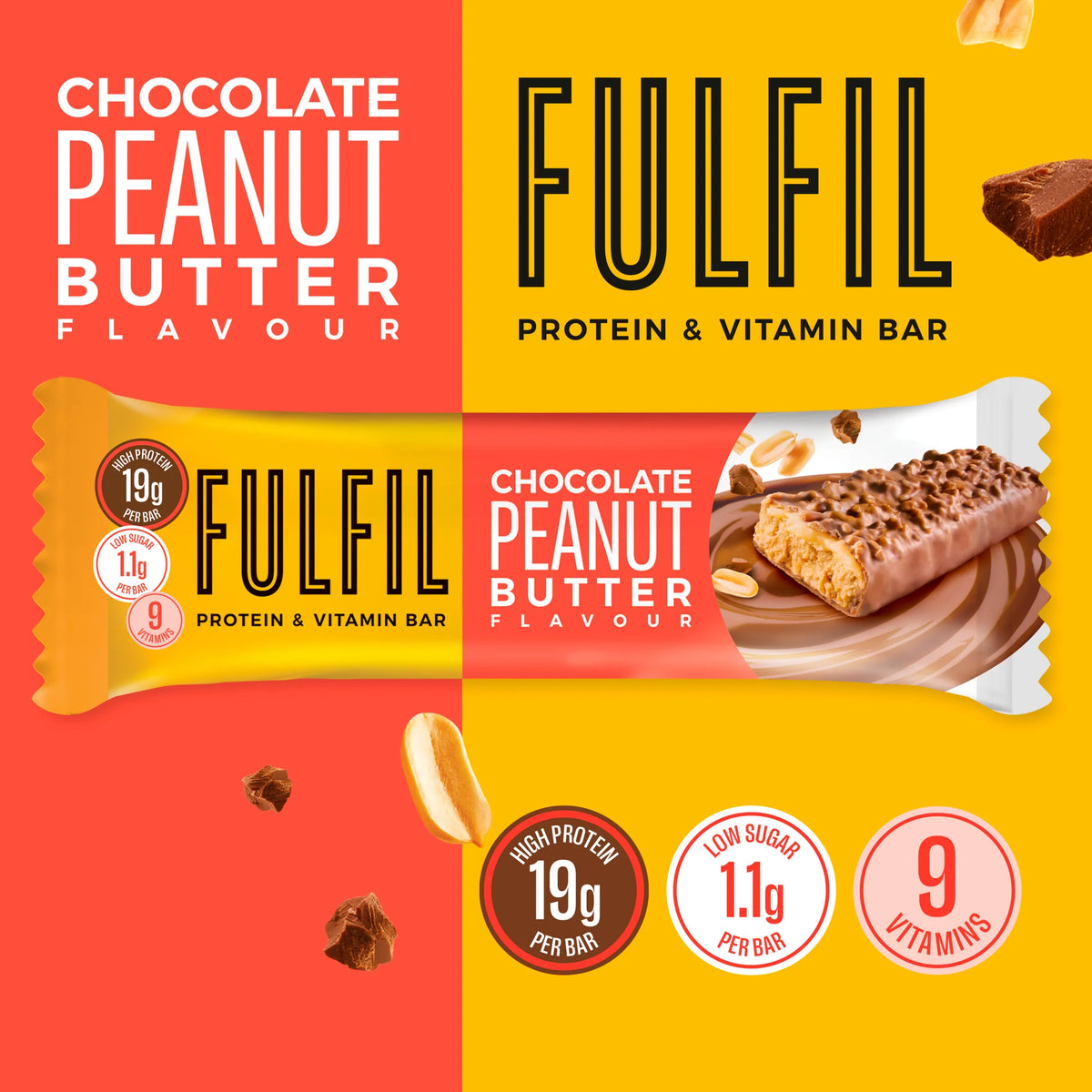 Chocolate Peanut Butter Protein & by FULFIL at The British Vault
