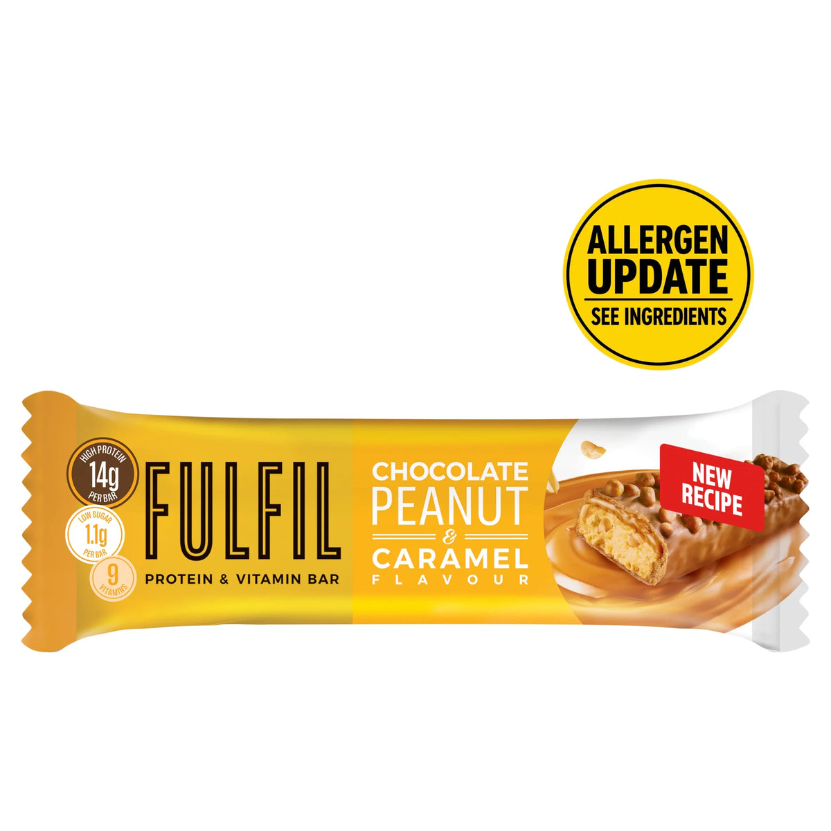 Chocolate Peanut Caramel Protein & by FULFIL at The British Vault