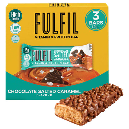 Chocolate Salted Caramel 3x40g by FULFIL