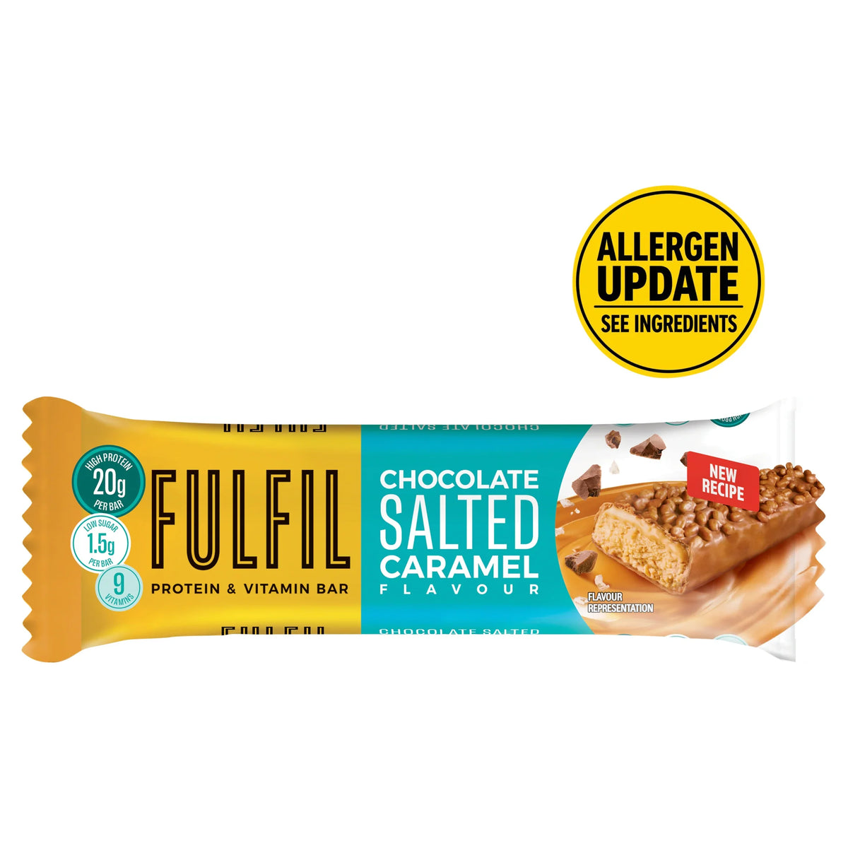 Chocolate Salted Caramel Protein & by FULFIL at The British Vault