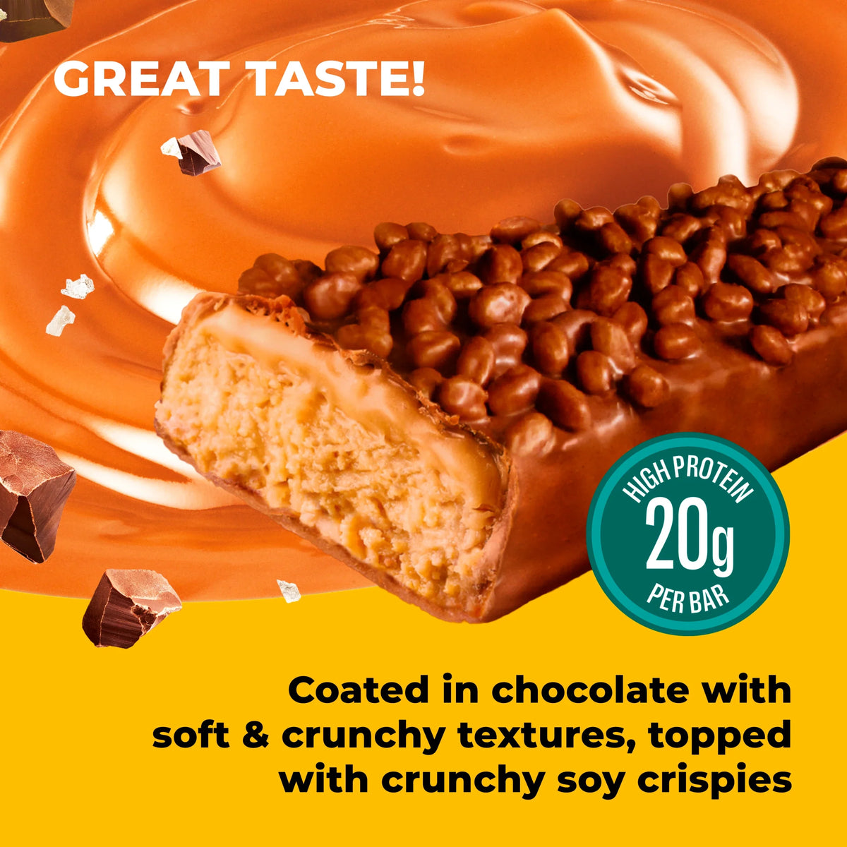 Chocolate Salted Caramel Protein & by FULFIL at The British Vault