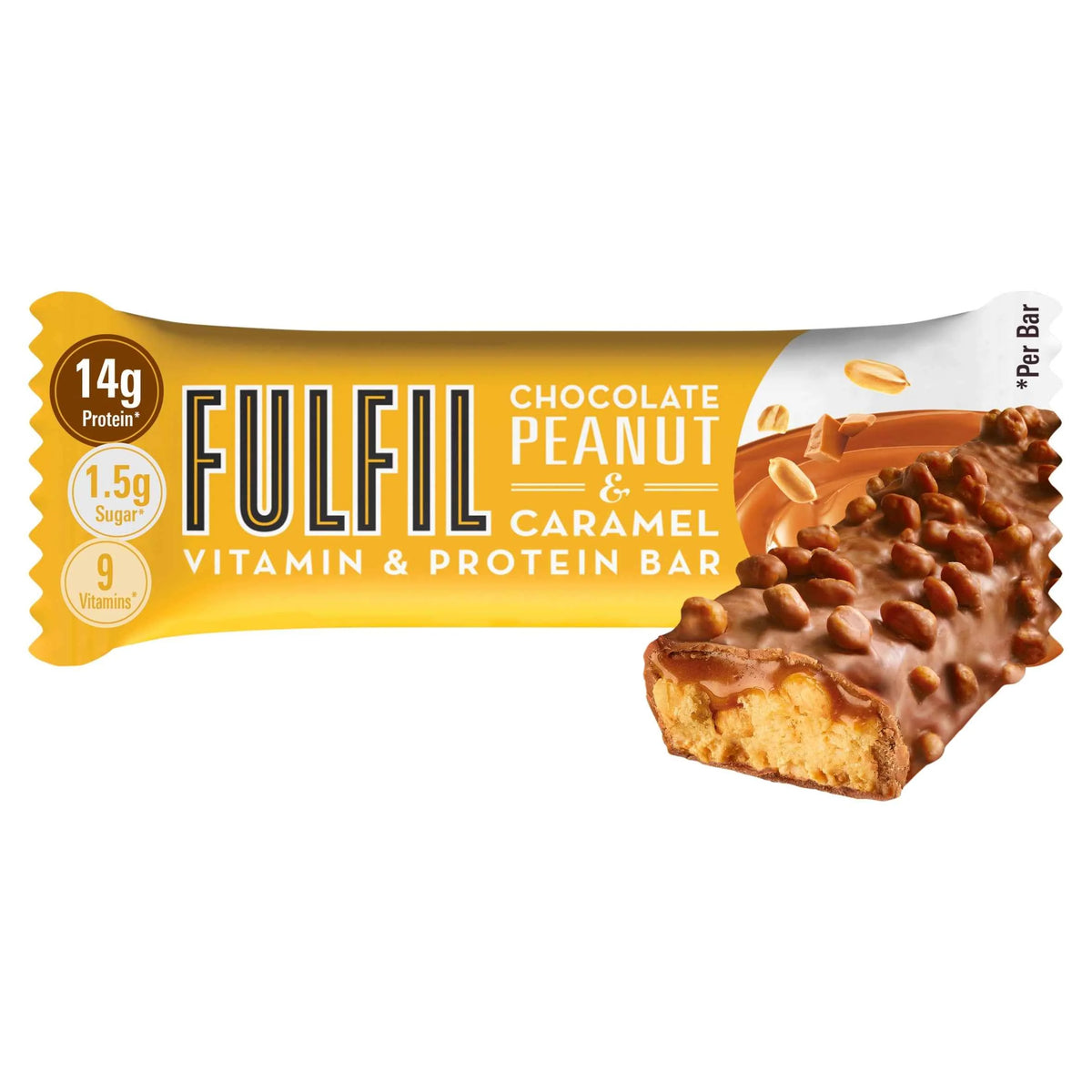 Peanut & Caramel Vitamin & Protein Bar by FULFIL
