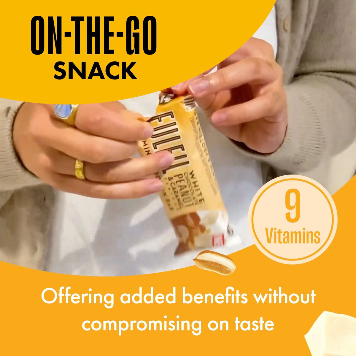 Vitamin & Protein Bar - White by FULFIL