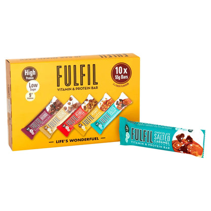 Vitamin & Protein Bars - Mixed Pack 10 by FULFIL