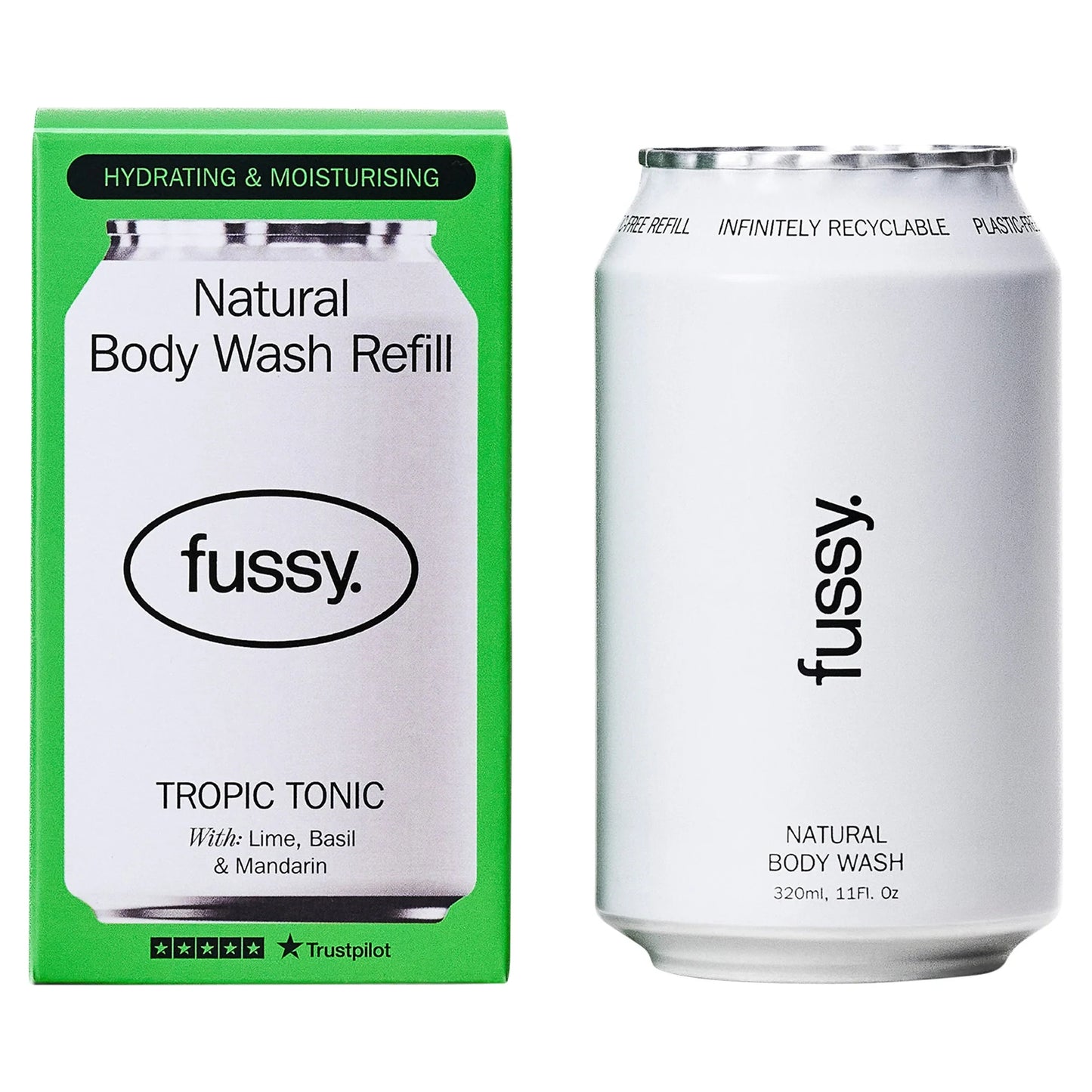 Natural Body Wash Refill Tropic Tonic by FUSSY