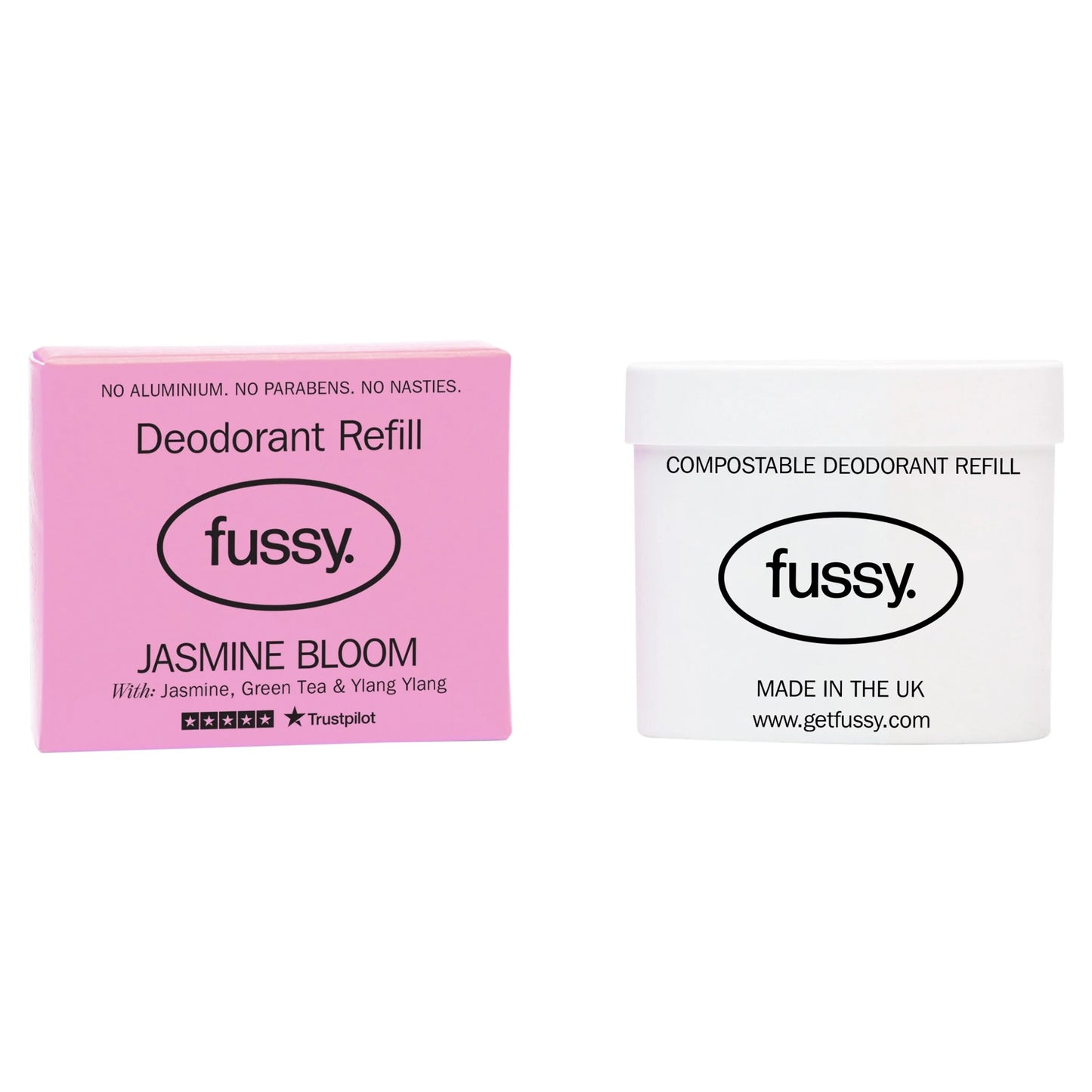 Natural Deodorant Refill Jasmine Bloom by FUSSY
