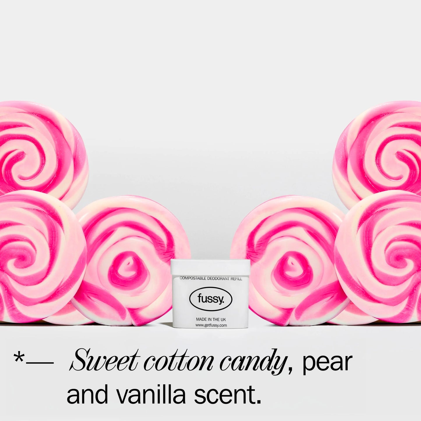 Natural Deodorant Refill Sugar Crush 40g by FUSSY