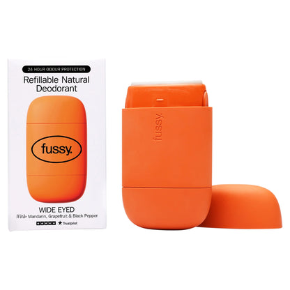 Refillable Natural Deodorant Wide Eyed by FUSSY