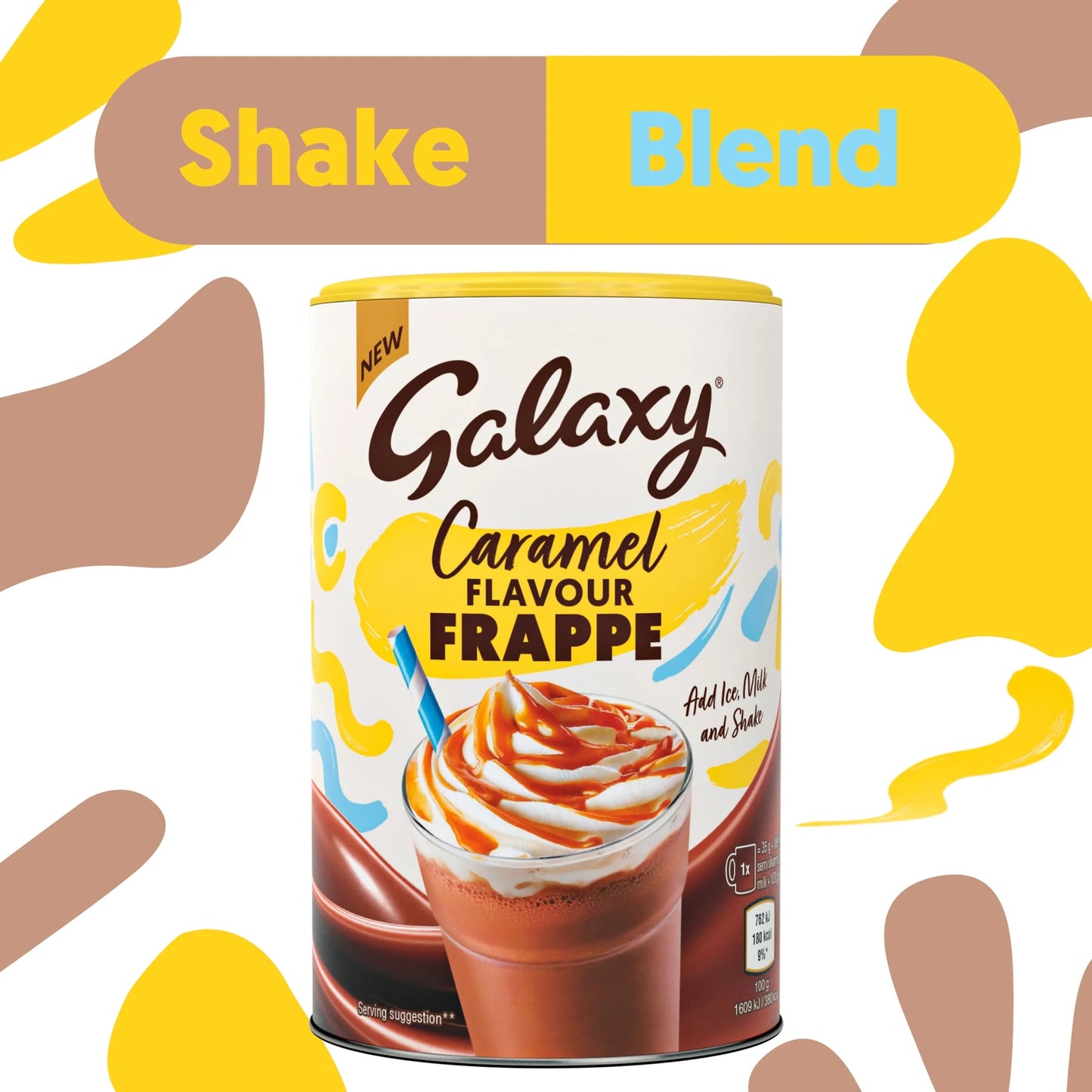 Caramel Flavour Frappe 280g by GALAXY