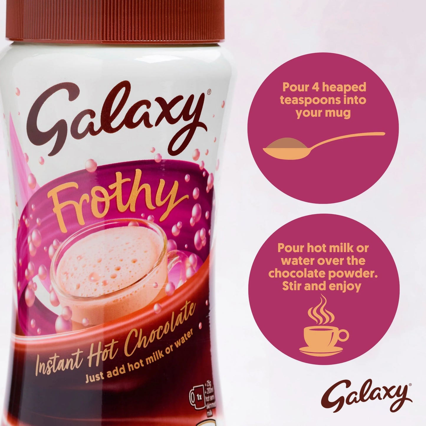 Frothy Hot Chocolate Drink 275g by GALAXY