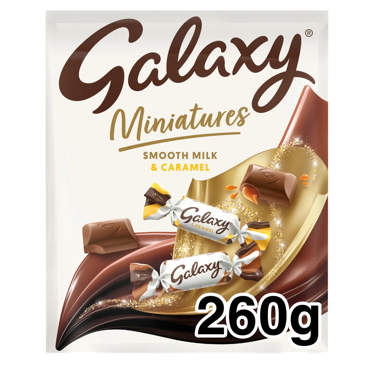 Miniatures Smooth Milk & Caramel by GALAXY at The British Vault
