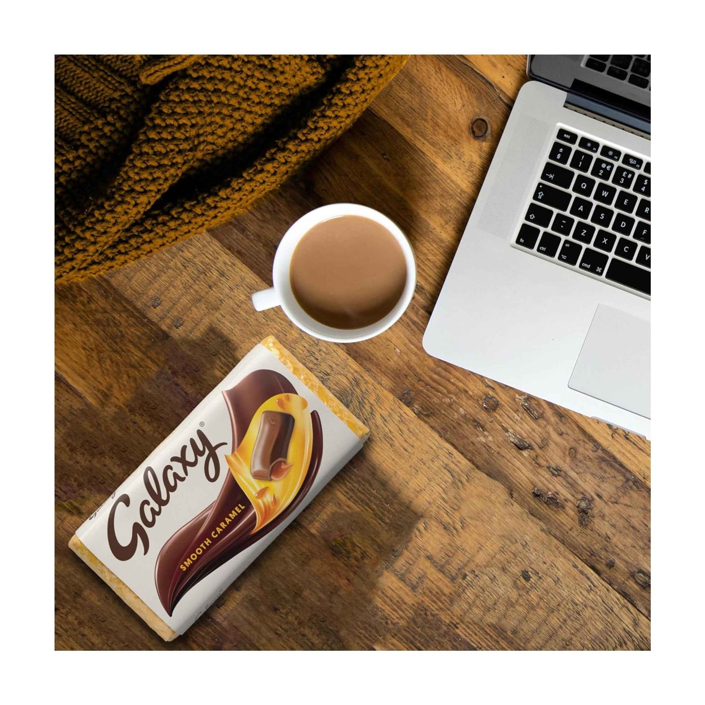 Smooth Caramel & Milk Chocolate Bar 135g by GALAXY