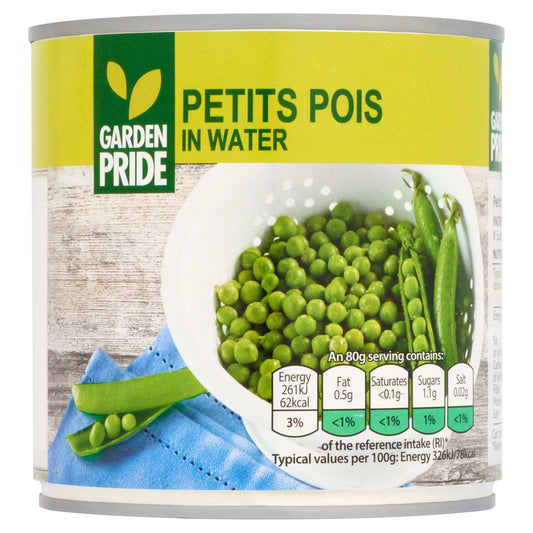 Petit Pois In Water 400g by GARDEN PRIDE