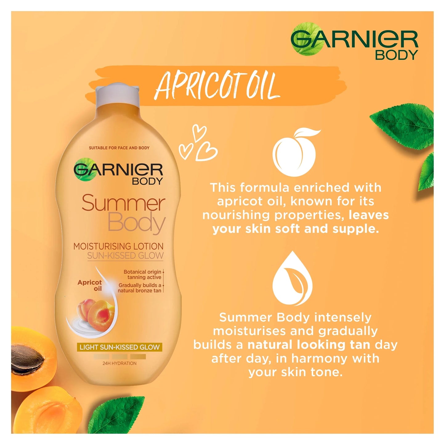 Body Light Gradual Tan Moisturiser by GARNIER