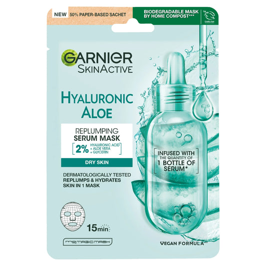 Hyaluronic Aloe Replumping Serum Mask by GARNIER