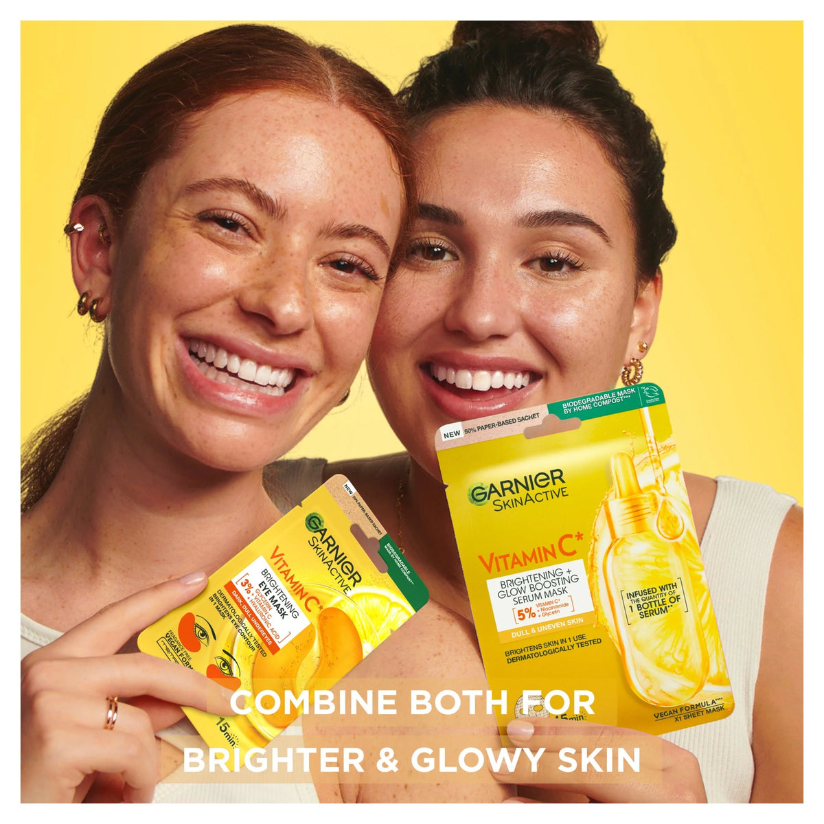 Skinactive Brightening Eye Mask With by GARNIER