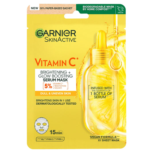 Skinactive Vitamin C Sheet Mask 28g by GARNIER