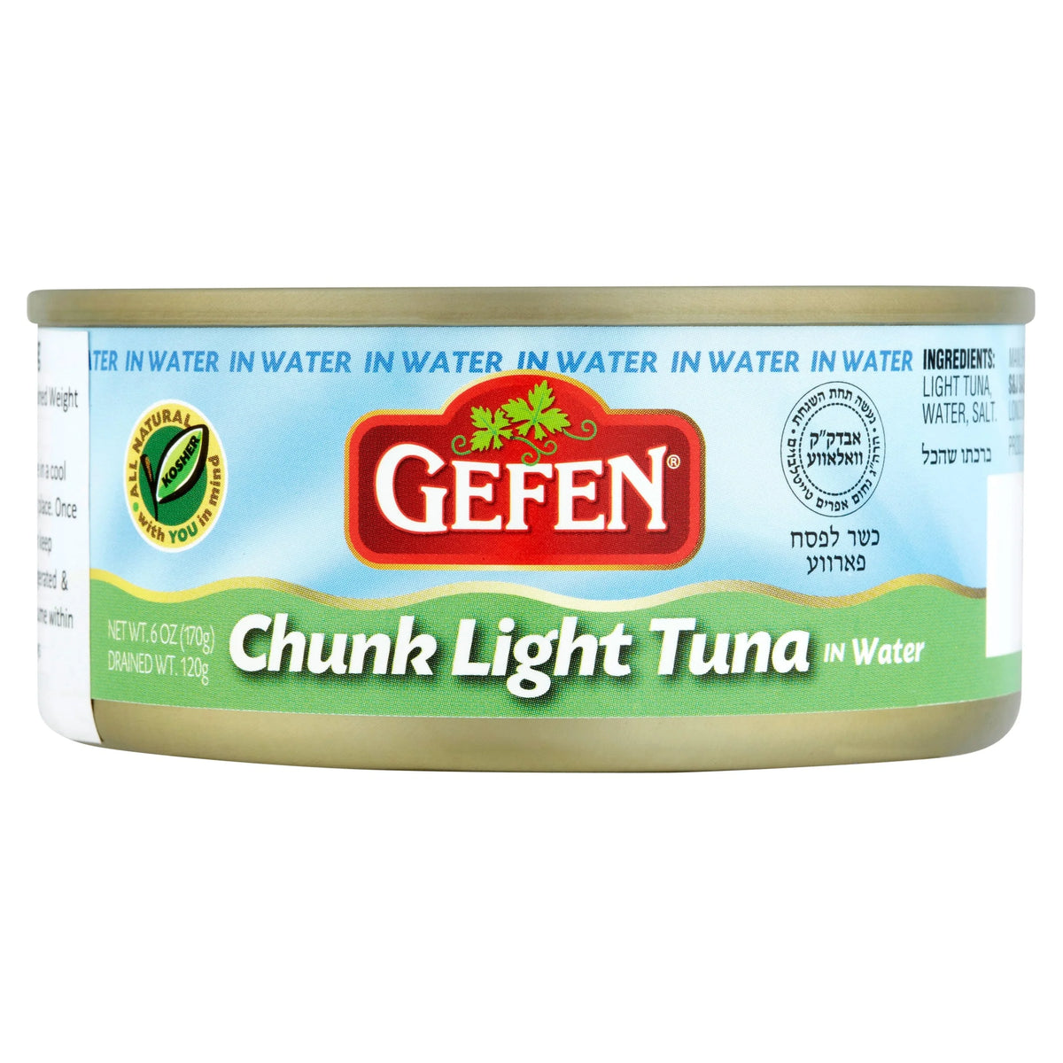 Chunk Light Tuna In Water 170g by GEFEN