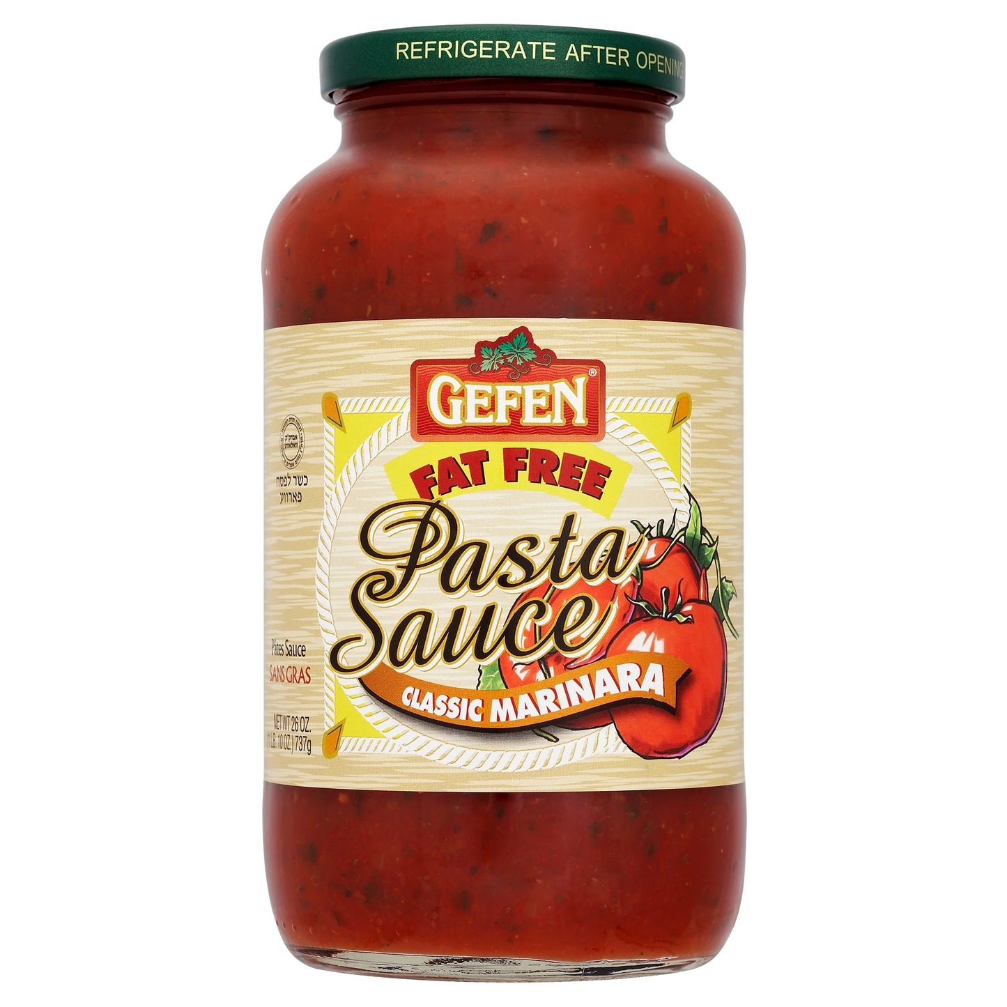 Fat Free Classic Marinara Pasta Sauce by GEFEN