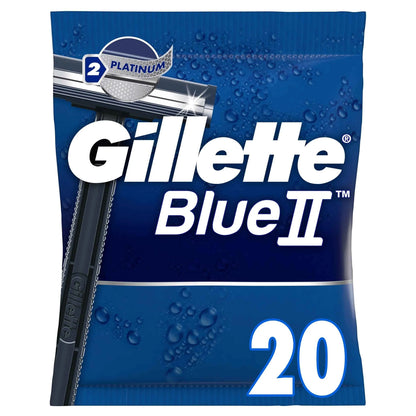 Blue Ii Men's Disposable Razors 20 by GILLETTE
