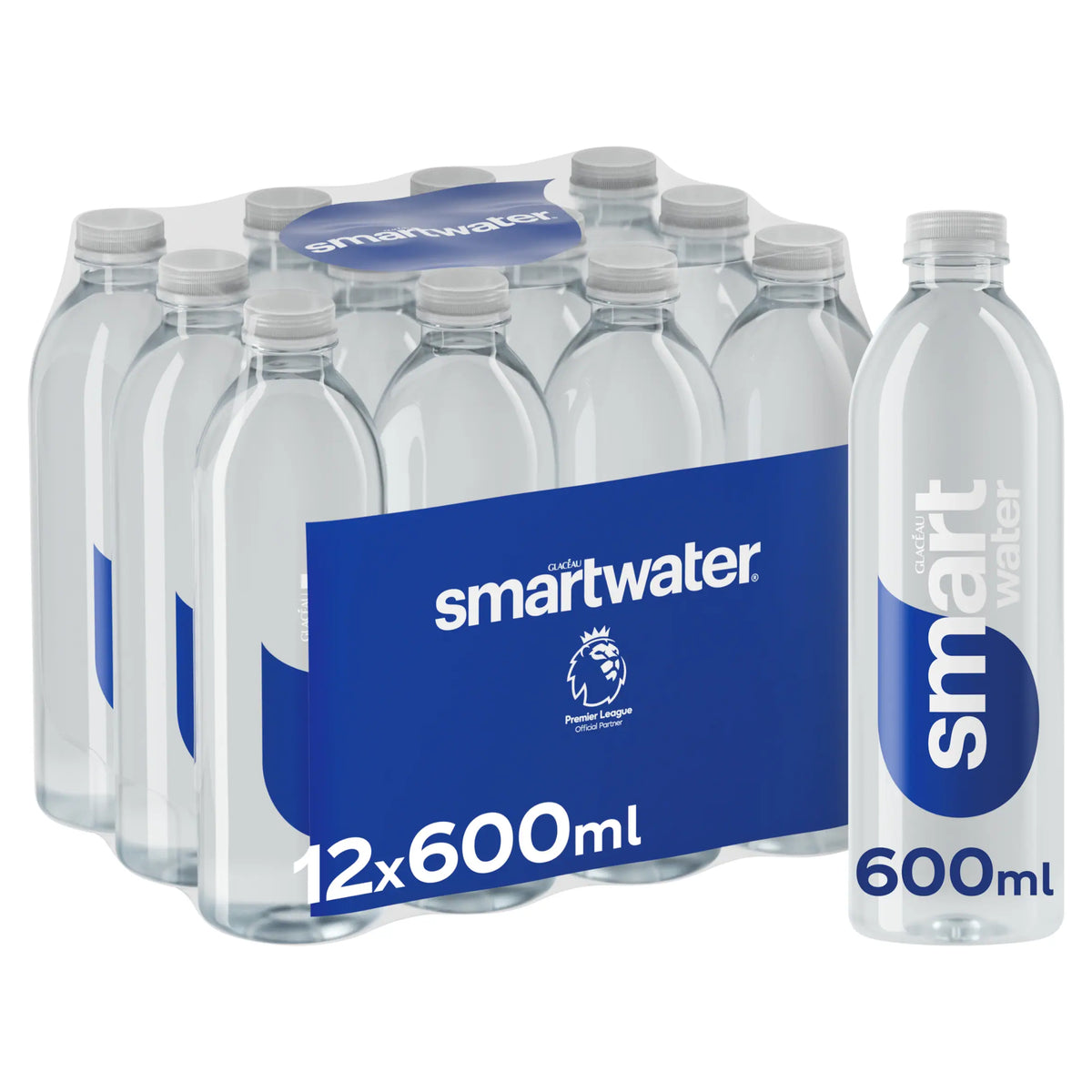 Smartwater Multipack 12x600ml by GLACEAU at The British Vault