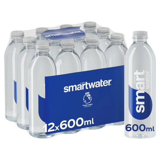 Smartwater Multipack 12x600ml by GLACEAU at The British Vault