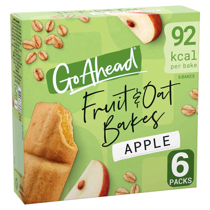 Fruit & Oat Bakes Apple 6 Packs 150g by GO AHEAD
