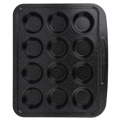 Marble 12 Cup Muffin Tray by GO COOK